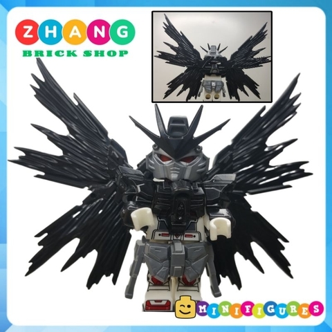 Đồ chơi xếp hình người máy robot Gundam đầy đủ phụ kiện cánh và giáp Minifigures 70060