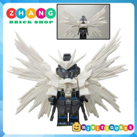 Đồ chơi xếp hình người máy robot Gundam đầy đủ phụ kiện cánh và giáp Minifigures 70060