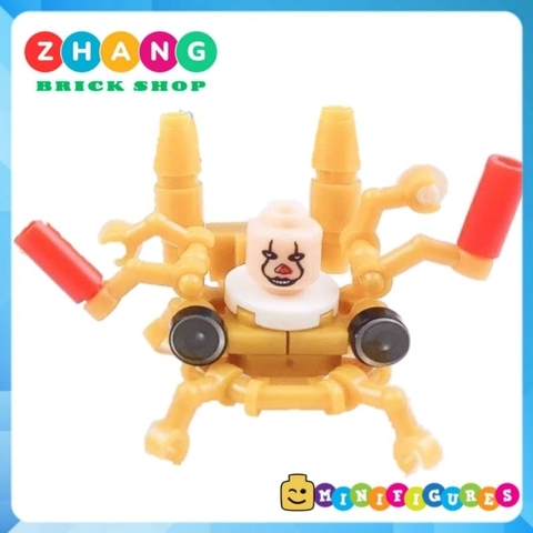 Đồ chơi xếp hình Skibidi Toilet clock man Scientist Titan Drillman Pennywise Minifigures 72004
