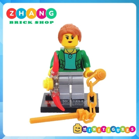 Đồ chơi xếp hình Ninjago Season 5 Misako Wu Kai Cole Jay Zane Lloyd Nya Minifigures Jinrun JR787