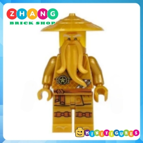 Đồ chơi xếp hình Ninjago Season 1 Kai Cole Jay Lloyd Wu Golden Lloyd Minifigures 1810