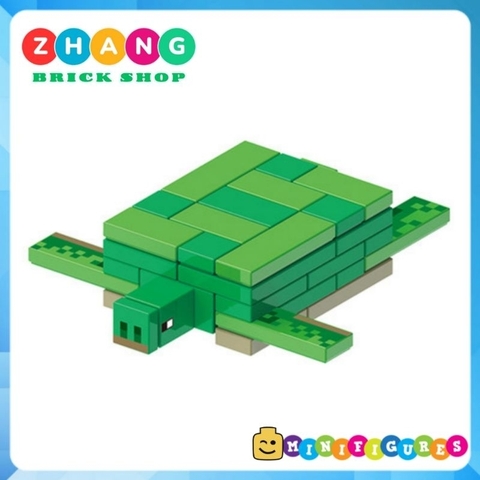 Đồ chơi xếp hình Minecraft Camel - Fish Creeper Turtle - Frog - Zombie House Warden - Allay Minifigures Xinh G0121