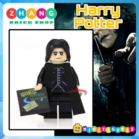 Đồ chơi xếp hình Harry Potter Thầy giáo Snape Magic Teacher Minifigures Kopf KF268 KF6019