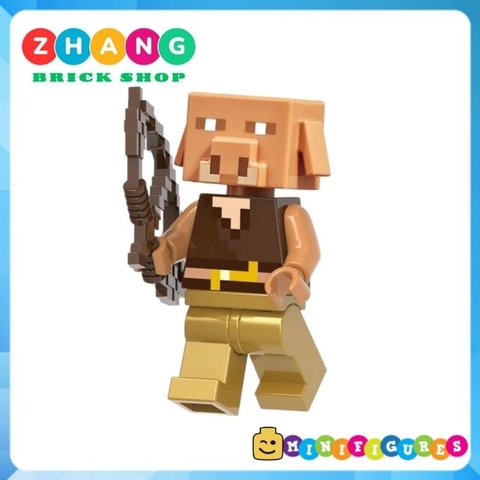 Đồ chơi xếp hình Minecraft Golden Knight - Piglin Sniffer - Diver Explorer - Allay Llama Minifigures G0130