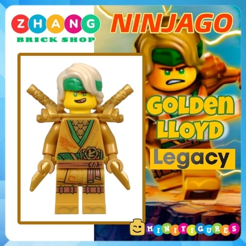 Đồ chơi xếp hình Ninjago Golden Lloyd Legacy Bản kỷ niệm 10 năm Minifigures lắp ráp