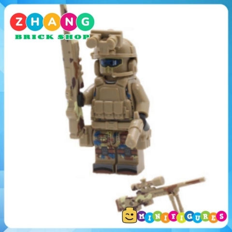 Đồ chơi xếp hình bộ 6 lính thủy quân lục chiến lực lượng đặc nhiệm Minifigures lắp ráp