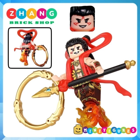 Đồ chơi xếp hình Tây du ký Wukong Tôn Ngộ Không Na tra Dương Tiễn Lý Tịnh Thiết phiến công chúa Minifigures Bekool 3030B