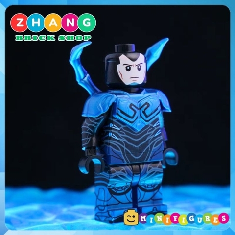 Đồ chơi xếp hình Blue Beetle Bọ Xanh siêu anh hùng Jaime Reyes Minifigures Koruit KT563