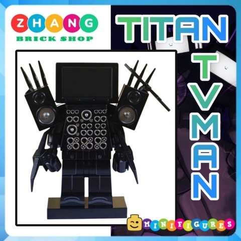 Đồ chơi xếp hình Skibidi toilet trong trò chơi Titan TV Man Mô hình lắp ráp Minifigures  KDL821 XPK2162