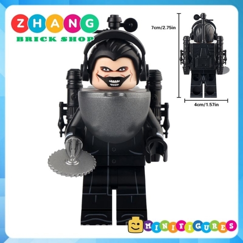 Đồ chơi xếp hình Skibidi Toilet Humanoid toilet man Titan cameraman Gman Female agent Minifigures KDL823