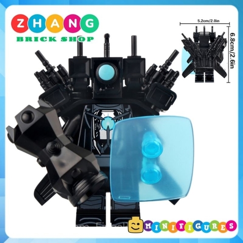 Đồ chơi xếp hình Skibidi Toilet Humanoid toilet man Titan cameraman Gman Female agent Minifigures KDL823