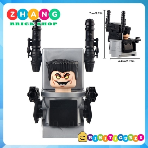 Đồ chơi xếp hình Skibidi Toilet Humanoid toilet man Titan cameraman Gman Female agent Minifigures KDL823