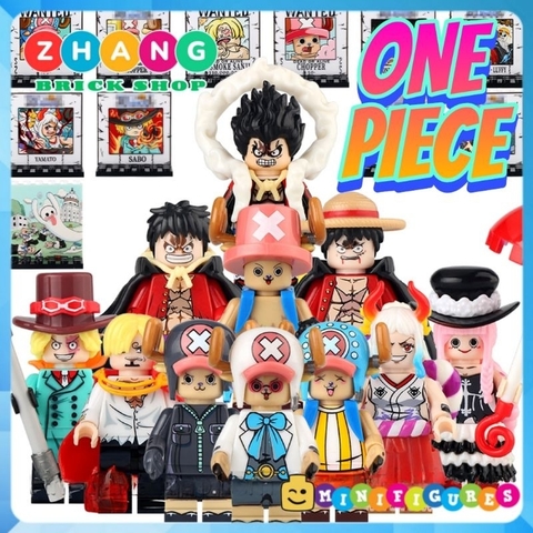 Đồ chơi xếp hình One Piece Sanji - Perona Tony Chopper Luffy Yamato Sabo đảo hải tặc Minifigures DY605 634