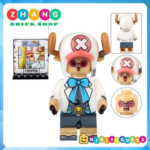 Đồ chơi xếp hình One Piece Sanji - Perona Tony Chopper Luffy Yamato Sabo đảo hải tặc Minifigures DY605 634