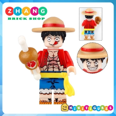 Đồ chơi xếp hình One Piece thuyền trưởng Luffy trong Đảo hải tặc lắp ráp Minifigures DY601 DY602