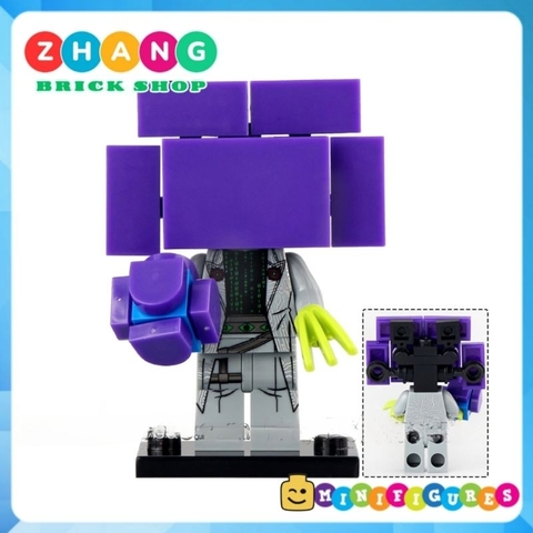 Đồ chơi xếp hình Skibidi Toilet Titan Clockman Drillmen Speakerman Tri Titan Computerman Minifigures LG1012