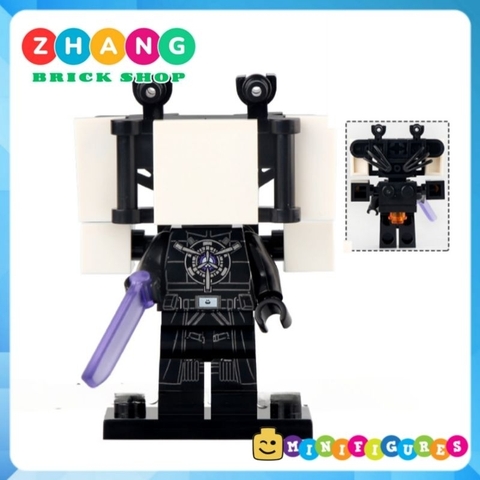 Đồ chơi xếp hình Skibidi Toilet Titan Clockman Drillmen Speakerman Tri Titan Computerman Minifigures LG1012