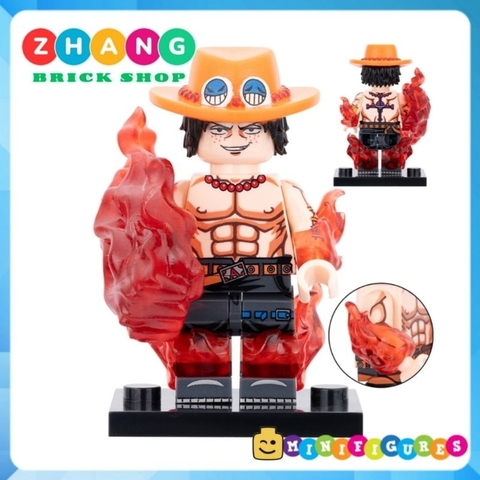 Đồ chơi xếp hình One Piece Luffy nika Silvers Rayleigh Ace Yamato Sabo Nefertari D Vivi Carrot Sanji Minifigures WM6189