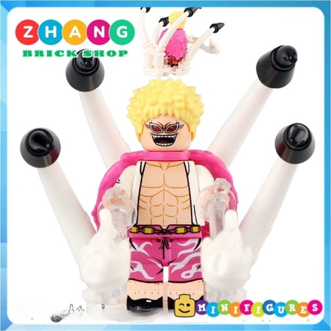 Đồ chơi xếp hình One Piece Doflamingo NIKA LUFFY Sanji Law Kaido Jinbe Zoro Minifigures TP1007