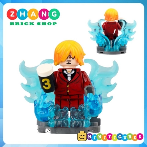 Đồ chơi xếp hình One Piece Doflamingo NIKA LUFFY Sanji Law Kaido Jinbe Zoro Minifigures TP1007