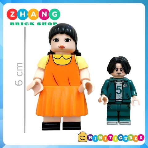 Đồ chơi xếp hình Doll Squid Game trong búp bê Trò chơi con mực KDL808 K2237