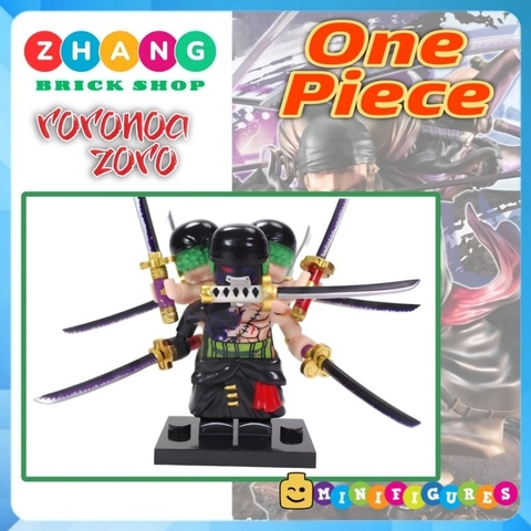 Đồ chơi xếp hình ONE PIECE Roronoa Zoro haki trong đảo hải tặc Minifigures DY660 661 DY661