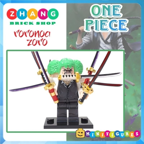Đồ chơi xếp hình One Piece Roronoa Zoro Haki trong đảo hải tặc Minifigures DY658 659 DY659