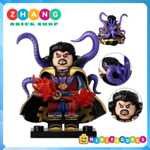 Đồ chơi xếp hình Moon Knight - Wanda - Doctor Strange - Magneto - Wenwu - Shangchi Minifigures TV6208