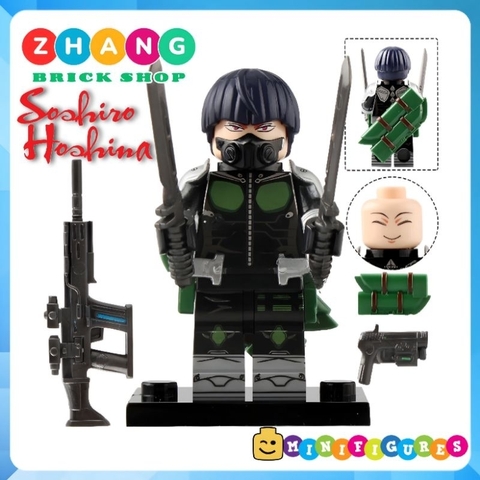 Đồ chơi xếp hình Monster No 8 trong anime kaiju 8 gou manga Kafka Minifigures WM6197