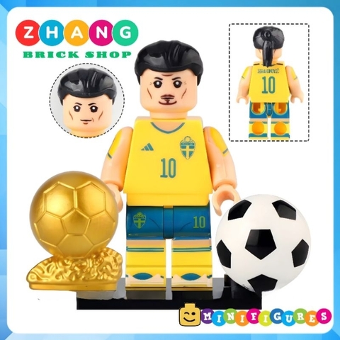 Đồ chơi xếp hình cầu thủ bóng đá vua phá lưới các ngôi sao Minifigures TV6504