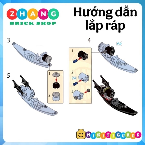 Đồ chơi xếp hình Người dơi Batman Cano siêu anh hùng Minifigures MG1007