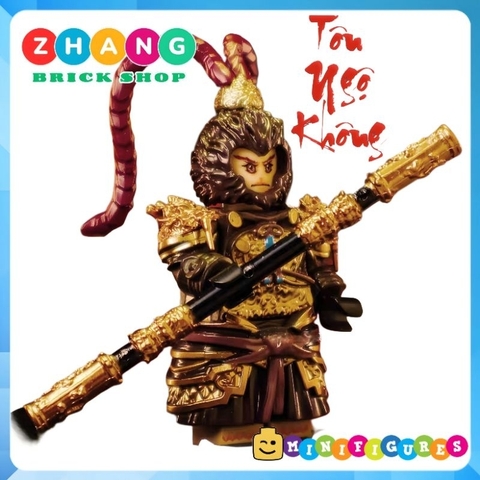 Đồ chơi xếp hình Wukong tôn ngộ không trong tây du ký custum Minifigures