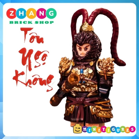 Đồ chơi xếp hình Wukong tôn ngộ không trong tây du ký custum Minifigures