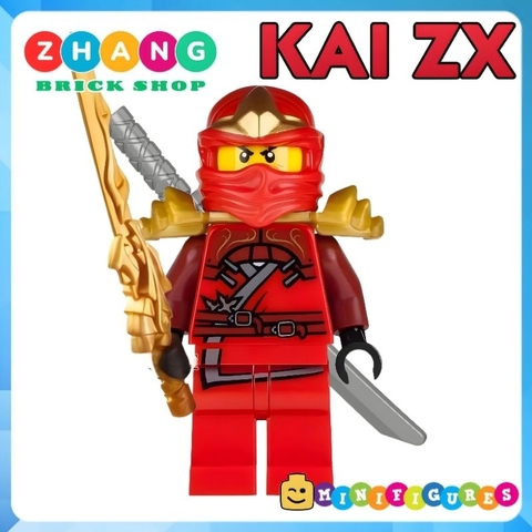Đồ chơi xếp hình Ninjago ZX kai lloyd cole zane jay bản đẹp Minifigures Ga131 136
