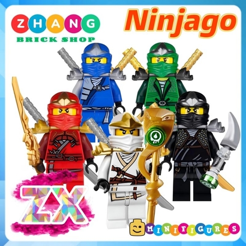 Đồ chơi xếp hình Ninjago ZX kai lloyd cole zane jay bản đẹp Minifigures Ga131 136