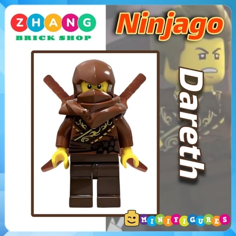 Đồ chơi xếp hình Ninjago Dragons rising Dareth những con rồng trỗi dậy Minifigures custum