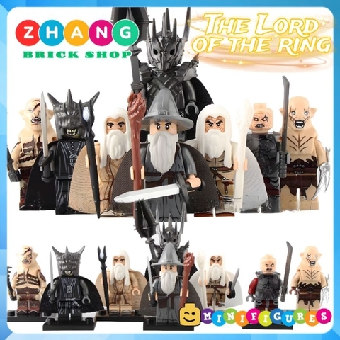 Đồ chơi xếp hình The Lord of the Ring Sauron Gandalf Saruman Gothmog Bolg chúa tể những chiếc nhẫn Minifigures TV6409