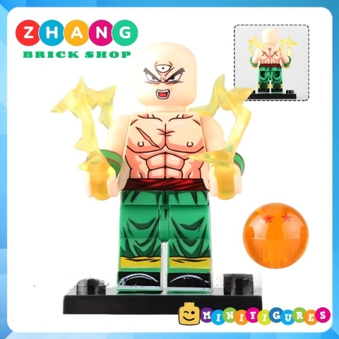 Đồ chơi xếp hình Dragon Ball Krillin  - Tien Shinhan Yamcha Son Gohan Son Goku Android 17 Minifigures WM6180