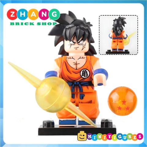 Đồ chơi xếp hình Dragon Ball Krillin  - Tien Shinhan Yamcha Son Gohan Son Goku Android 17 Minifigures WM6180