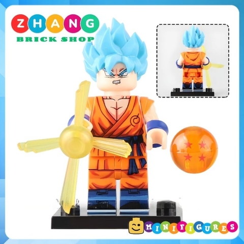 Đồ chơi xếp hình Dragon Ball Krillin  - Tien Shinhan Yamcha Son Gohan Son Goku Android 17 Minifigures WM6180