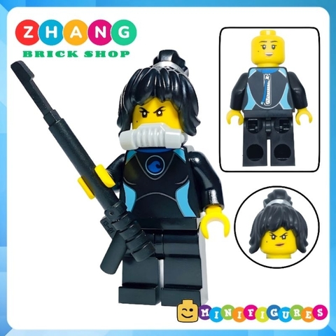 Đồ chơi xếp hình Ninjago Arcade Avatar Lloyd Nya Cole Jay Kai trang trí bánh sinh nhật Minifigures