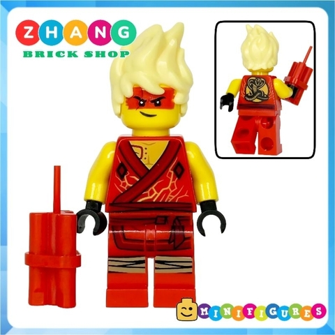 Đồ chơi xếp hình Ninjago Arcade Avatar Lloyd Nya Cole Jay Kai trang trí bánh sinh nhật Minifigures