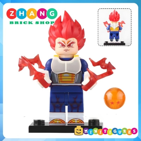 Đồ chơi xếp hình Dragon Ball Android 18 - Android 17 - Vegeta - Jiren - Son goku Kefla - Hitto Zamasu minifigures WM6181