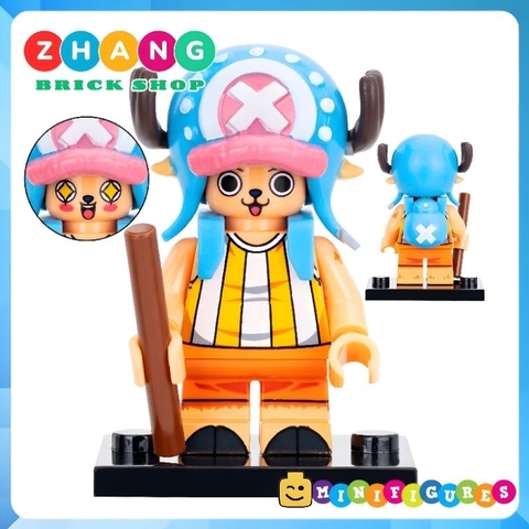 Đồ chơi xếp hình One Piece Luffy - Tony Chopper - Sanji - Nami- Zoro - Brook Nico Usopp đảo hải tặc Minifigures WM6191