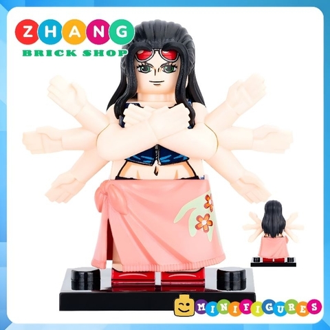 Đồ chơi xếp hình One Piece Luffy - Tony Chopper - Sanji - Nami- Zoro - Brook Nico Usopp đảo hải tặc Minifigures WM6191