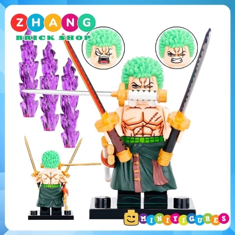 Đồ chơi xếp hình One Piece Luffy - Tony Chopper - Sanji - Nami- Zoro - Brook Nico Usopp đảo hải tặc Minifigures WM6191