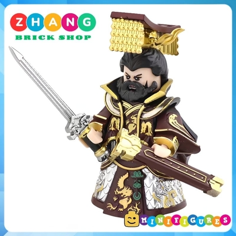 Đồ chơi xếp hình Tam quốc Tôn Quyền Đông Ngô Sun Quan trang trí bánh sinh nhật Minifigures