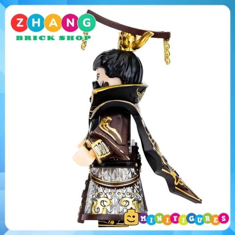 Đồ chơi xếp hình Tam quốc Tôn Quyền Đông Ngô Sun Quan trang trí bánh sinh nhật Minifigures