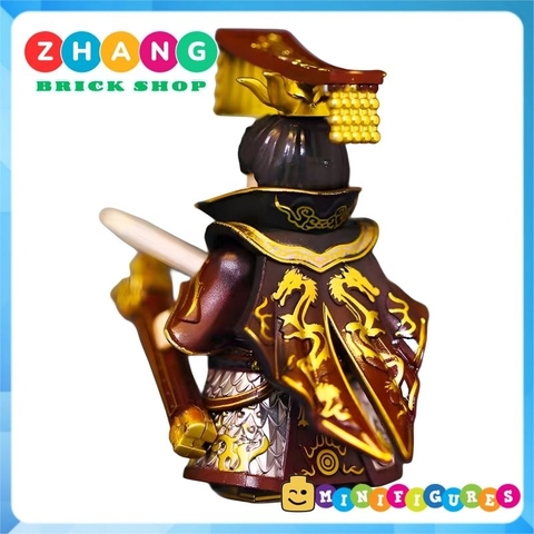 Đồ chơi xếp hình Tam quốc Tôn Quyền Đông Ngô Sun Quan trang trí bánh sinh nhật Minifigures