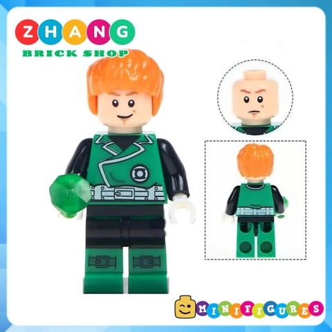 Đồ chơi Xếp hình gồm Green Lantern - Hal Jordan - Stewart - Super Man - Poison Ivy - Batman - Robin Minifigures WM6013